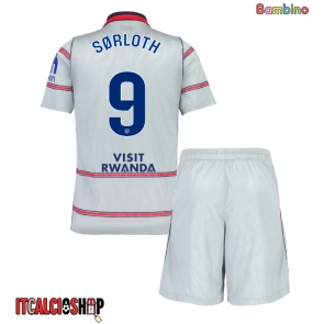 Atletico Madrid Alexander Sorloth #9 Terza Maglia Bambino 2026-27 Manica Corta (+ Pantaloni corti)